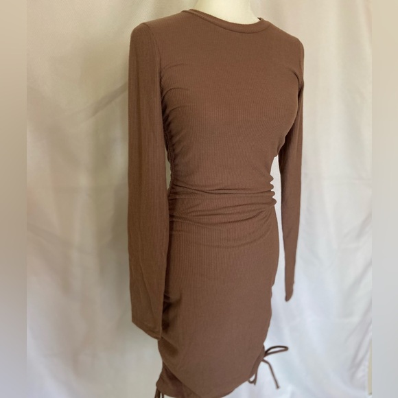 Ribbed Long Sleeve Dress - Picture 1 of 2
